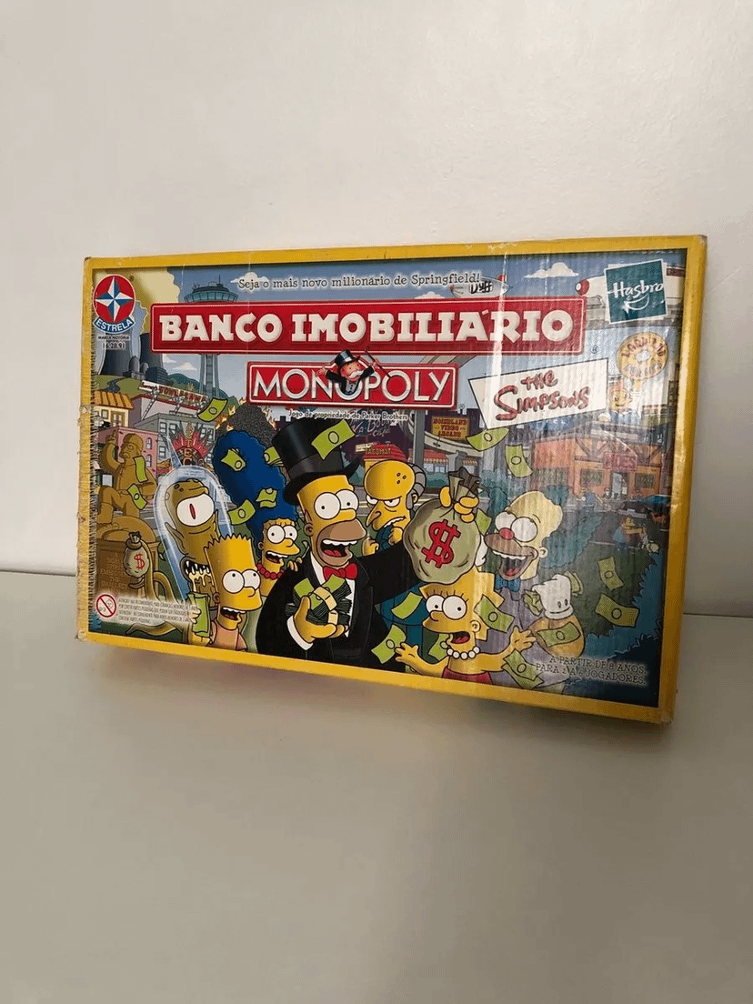 Banco Imobiliário The Simpsons Monopoly | Cacareco Hasbro Usado ...