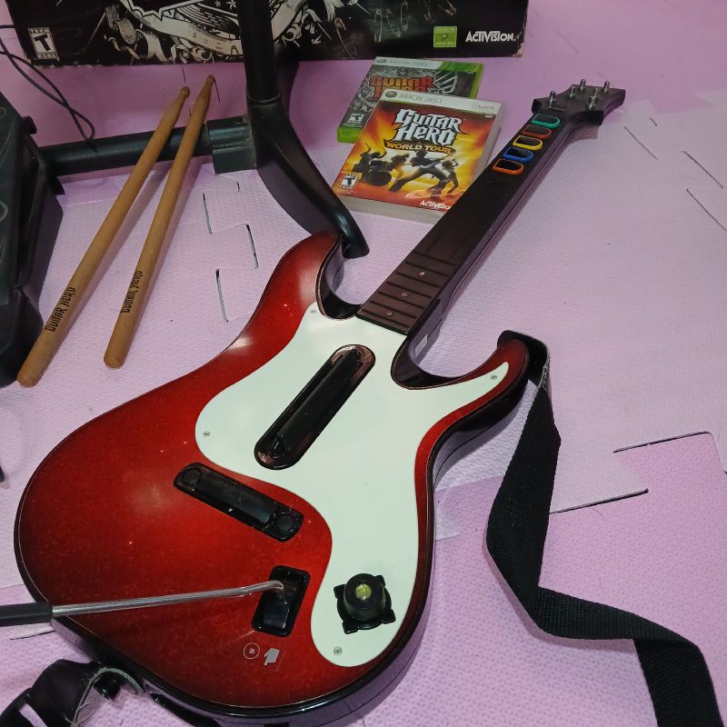 Band Bundle Guitar Hero Warriors Of Rock Bateria Guitarra e