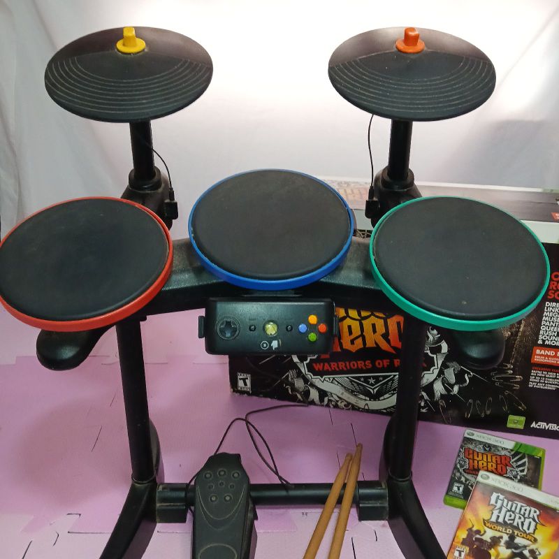 Band Bundle Guitar Hero Warriors Of Rock Bateria Guitarra e