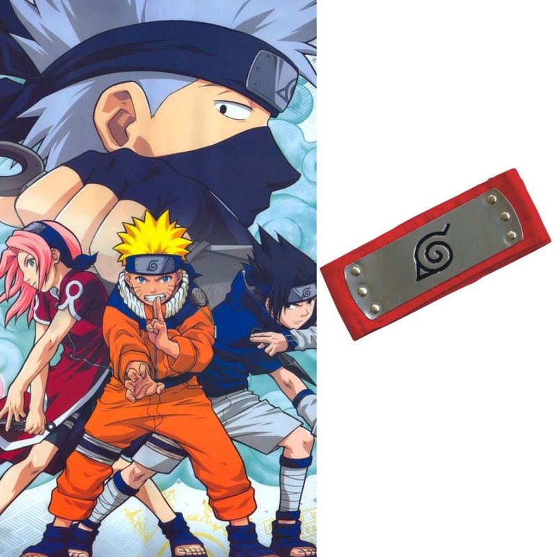 Bandana Naruto - Aldeia da Folha - Sakura - Rock Lee | Lenço Feminino Nunca  Usado 80909250 | enjoei