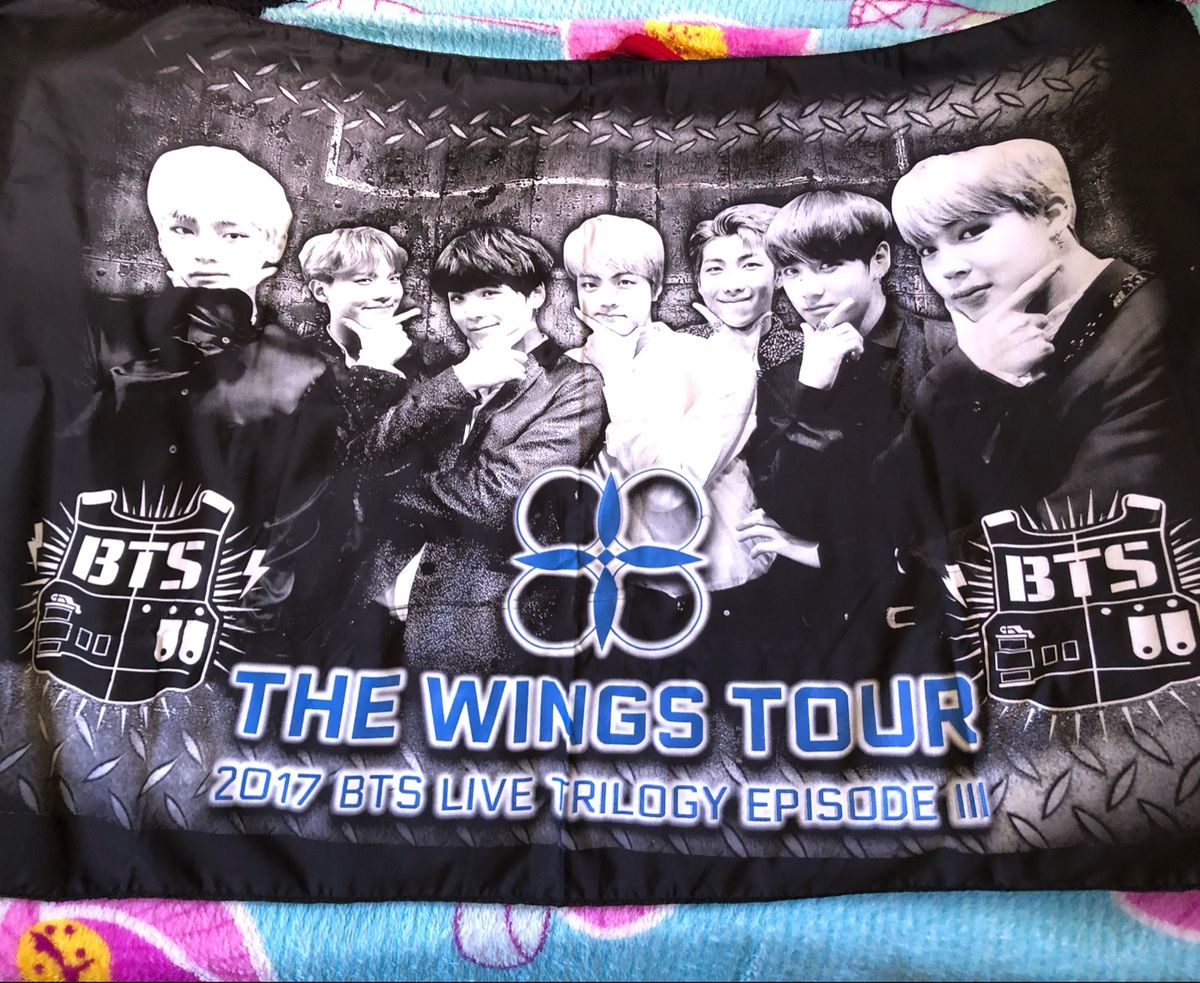Bandeira Bts The Wings Tour Produto Feminino Nunca Usado 59127846