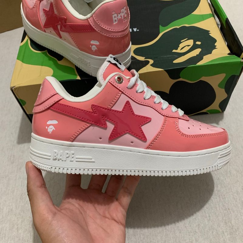 Bapesta Rosa | Bape Nunca Usado 124185669 | enjoei