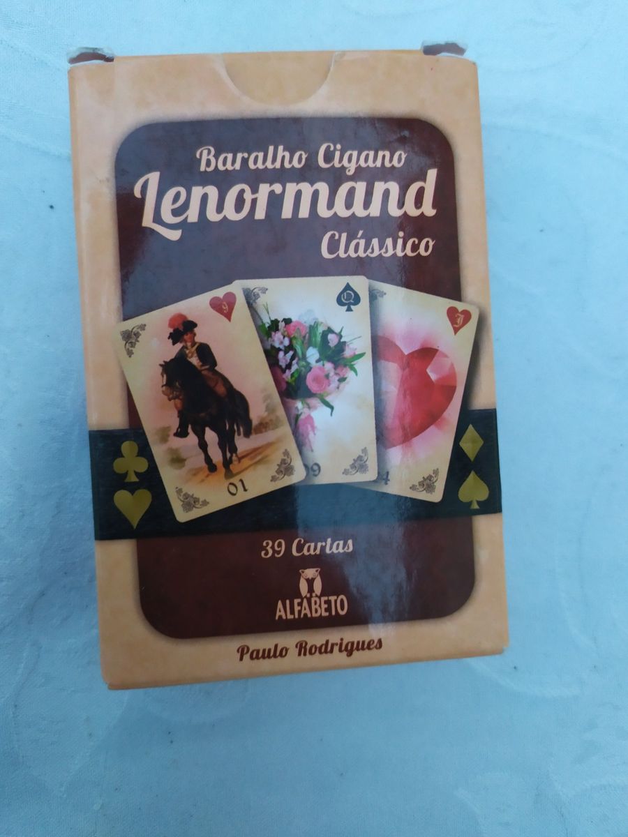 Baralho Cigano Lenormand Cl Ssico Cartas Novo Livro Paulo Rodrigues Usado Enjoei