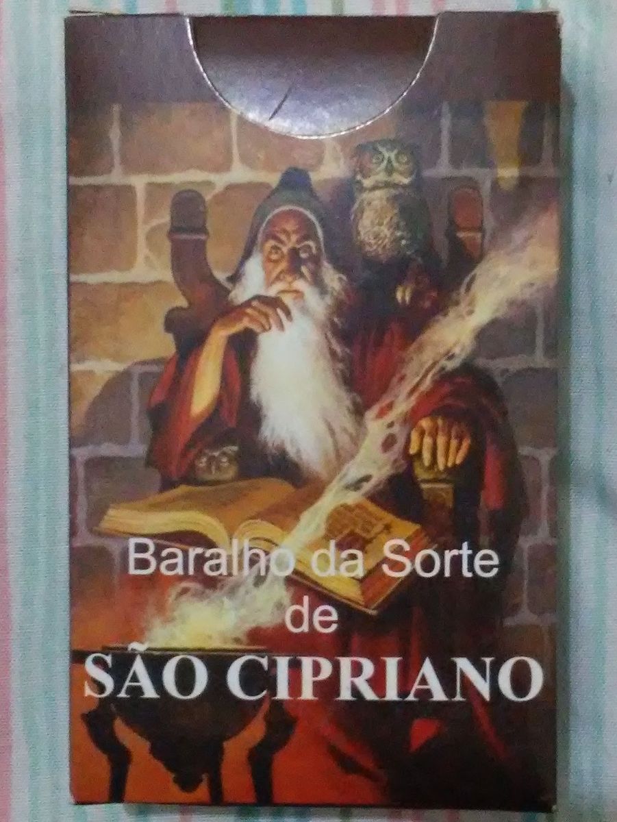 Baralho Da Sorte De São Cipriano Com 52 Cartas Iniciantes - Loja Salve  Jorge Guerreiro - Artigos Religiosos