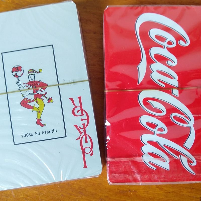 Jogo UNO antigo + baralho cartas Coca-cola + baralho de cartas