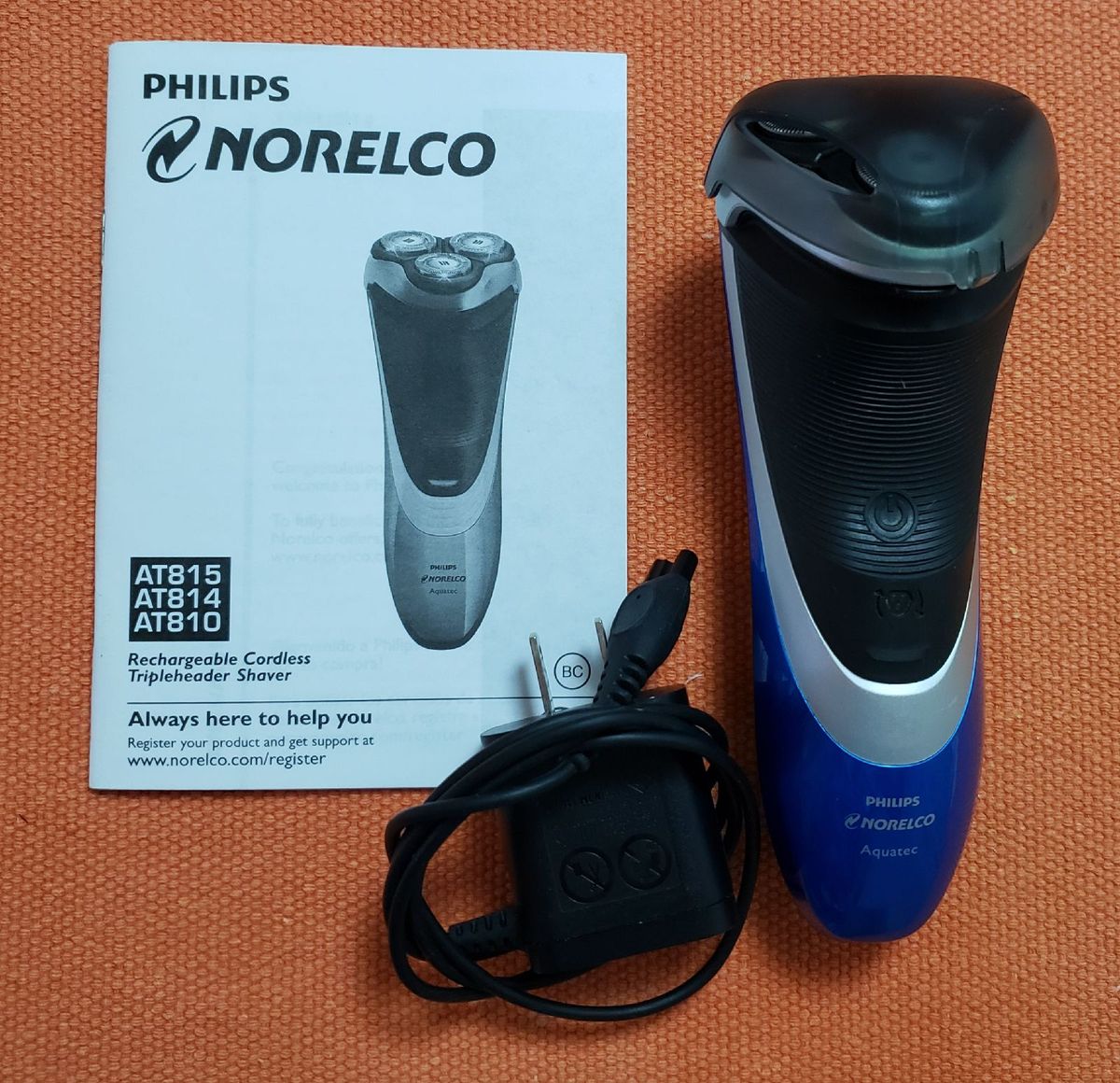 Barbeador Philips Norelco Aquatec Produto Masculino Philips Usado