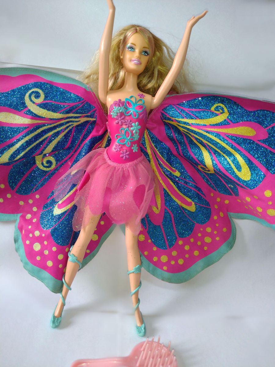 Boneca Barbie Butterfly Ou Barbie Mariposa Fairytropia Brinquedo Para ...