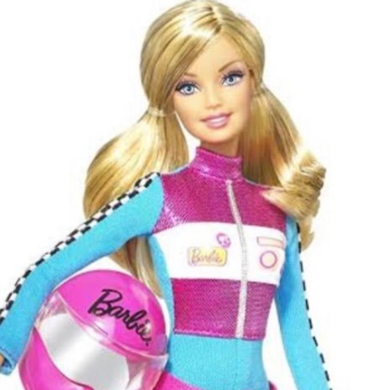 Barbie racer hot sale