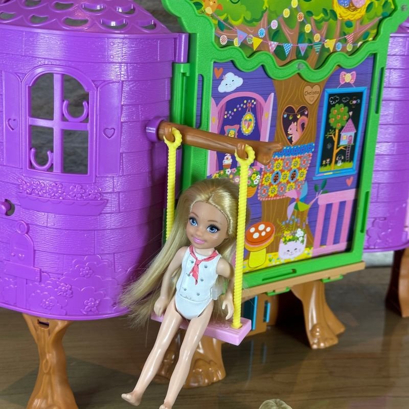 Conjunto e Boneca - Barbie Chelsea - Casa na Árvore - Mattel