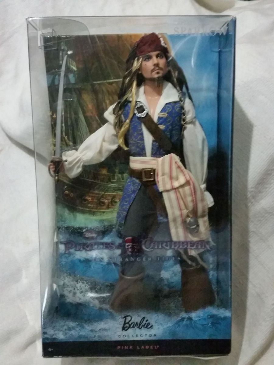 Jack sparrow hot sale doll mattel