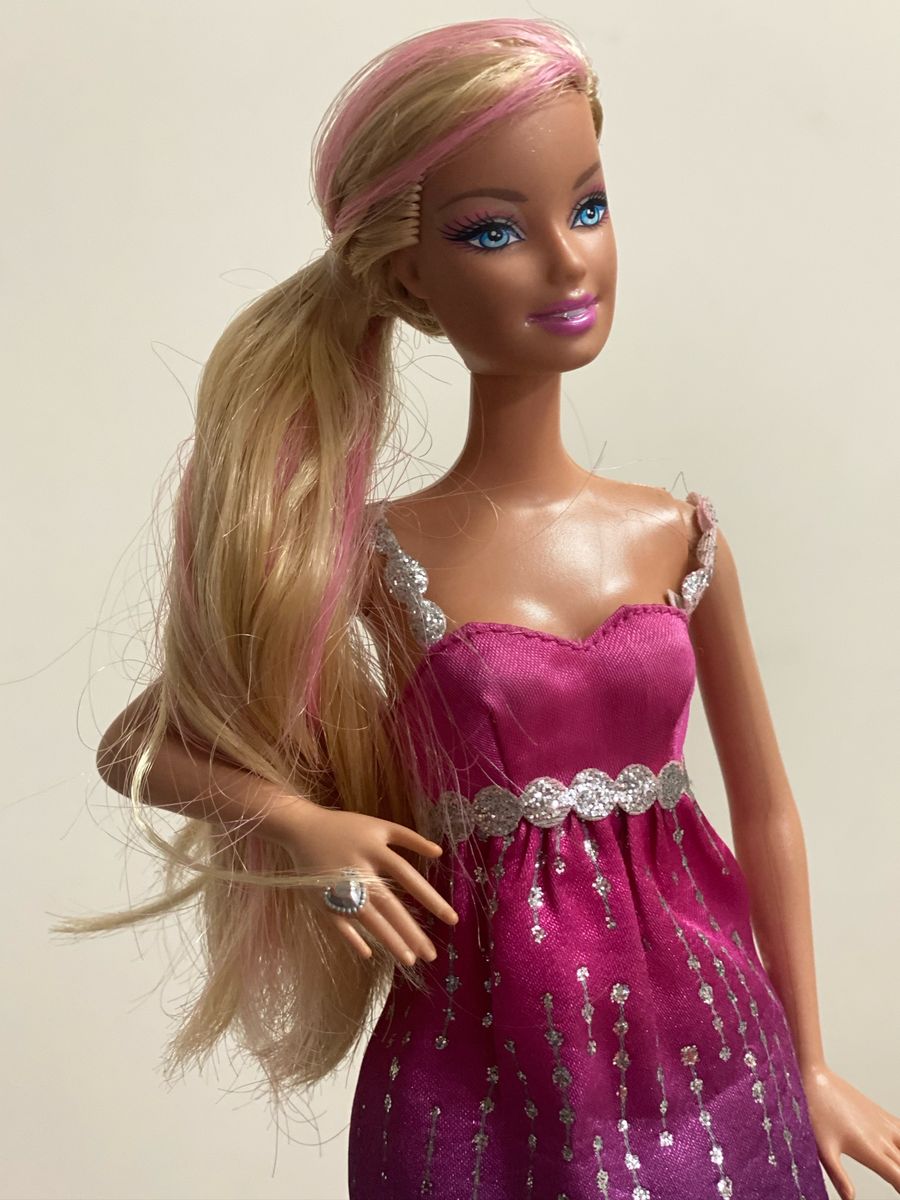 Barbie Color Me Glam/ Color And Style | Brinquedo Barbie Usado 84294385 ...