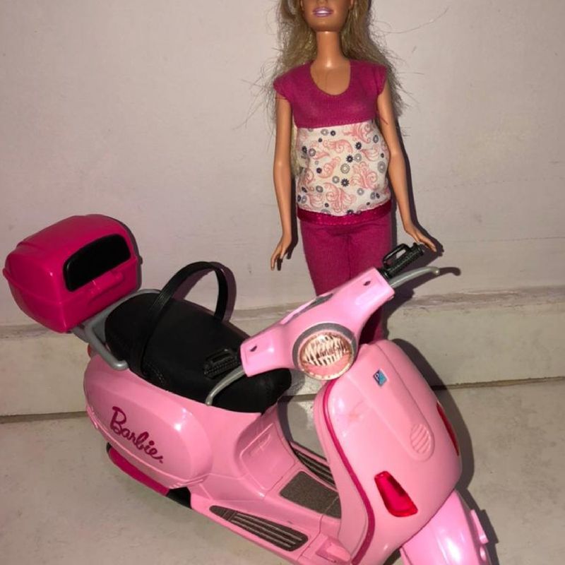 Barbie com Moto Brinquedo Barbie Usado 51018350 enjoei