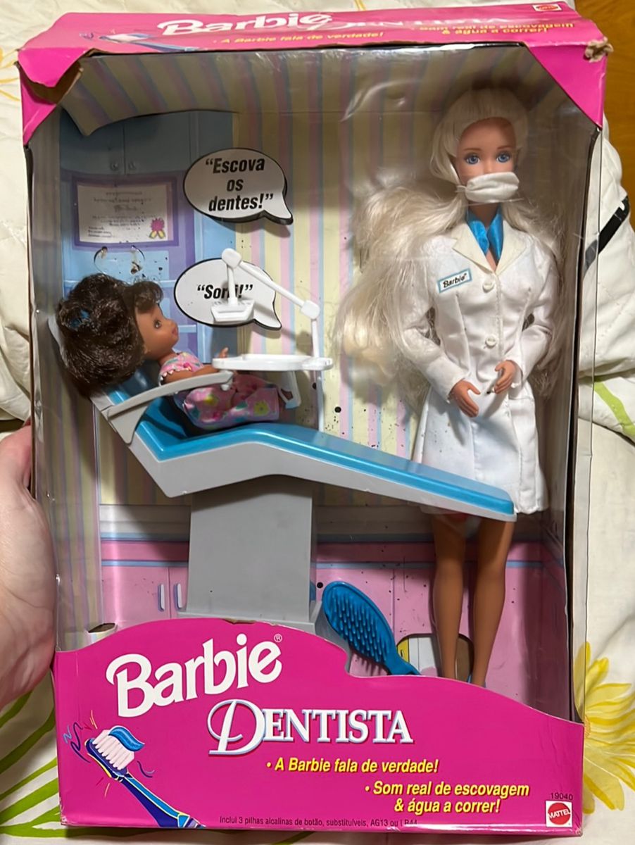 Barbie Dentista Anos 90 Brinquedo Barbie Usado 78787367 enjoei