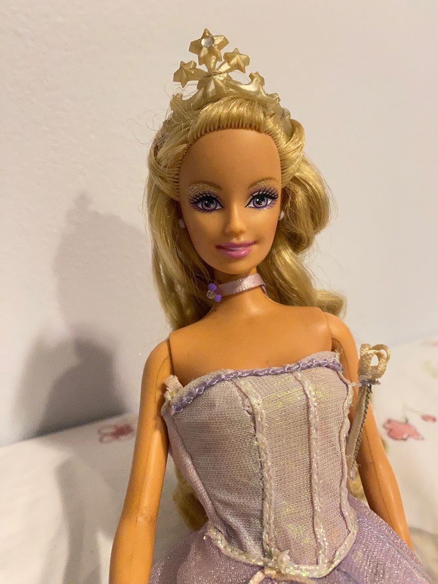 Boneca Barbie Princesa com coroa Mattel - Loja Zuza Brinquedos