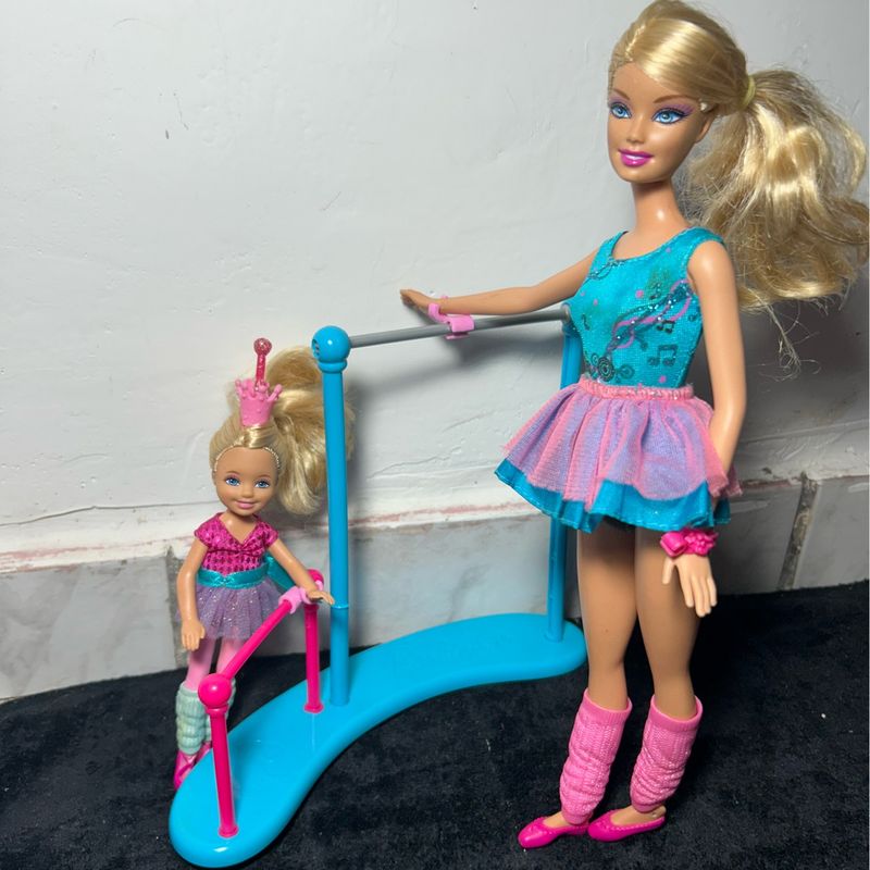 Barbie e Chelsea Bailarina Mattel Usado 104443688 enjoei