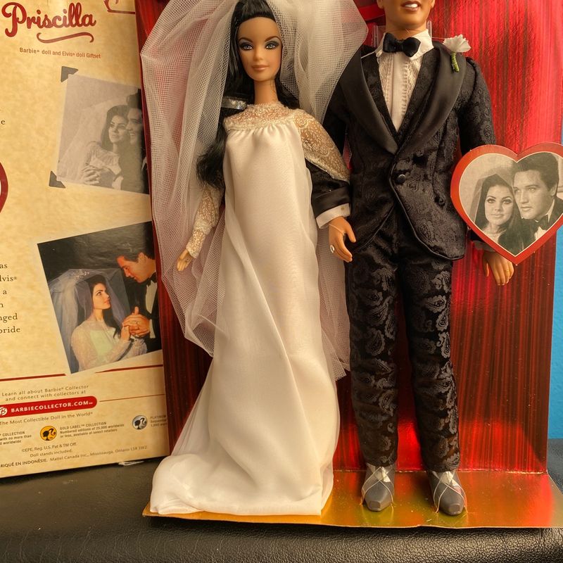 Elvis and barbie doll on sale set