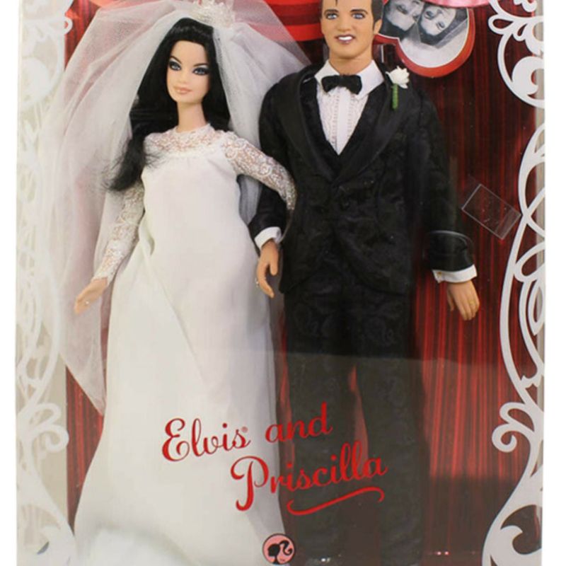 Barbie Elvis Amp Priscilla Presley Barbie Usado 109469246 enjoei