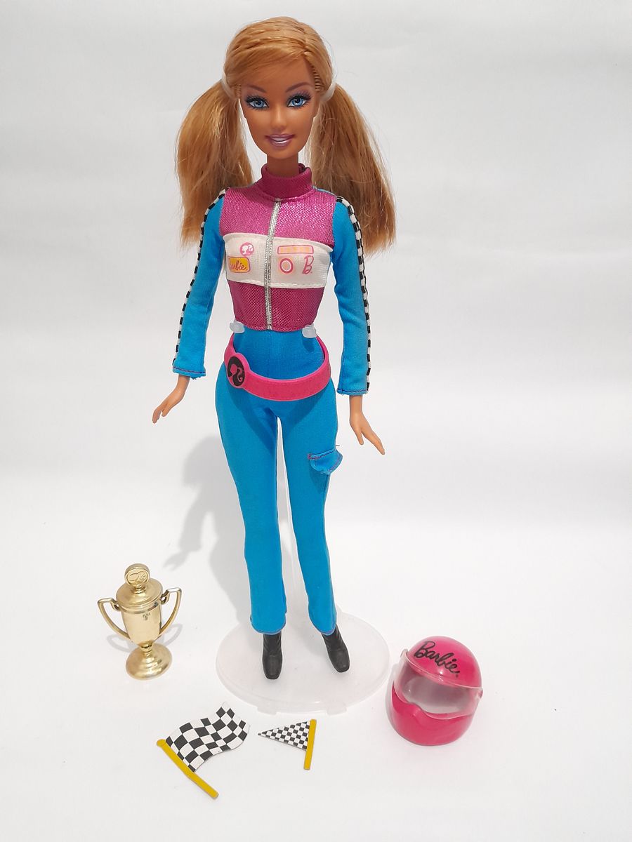 Barbie Eu Quero Ser Piloto de Corrida, Brinquedo Barbie Usado 67852682