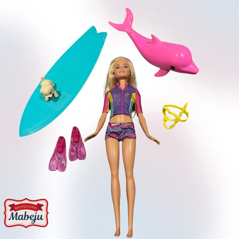 Barbie Dolphin Magic Barbie Sirena DiseÃ±os Magicos Jugar Carta