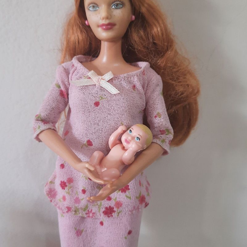 Barbie Grávida 2002 | Brinquedo Barbie Usado 69914429 | enjoei
