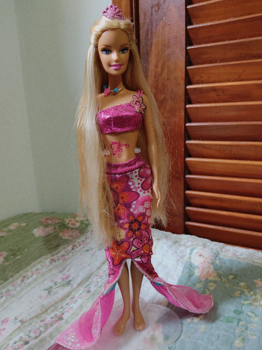 Barbie Merliah Vida de Sereia Brinquedo