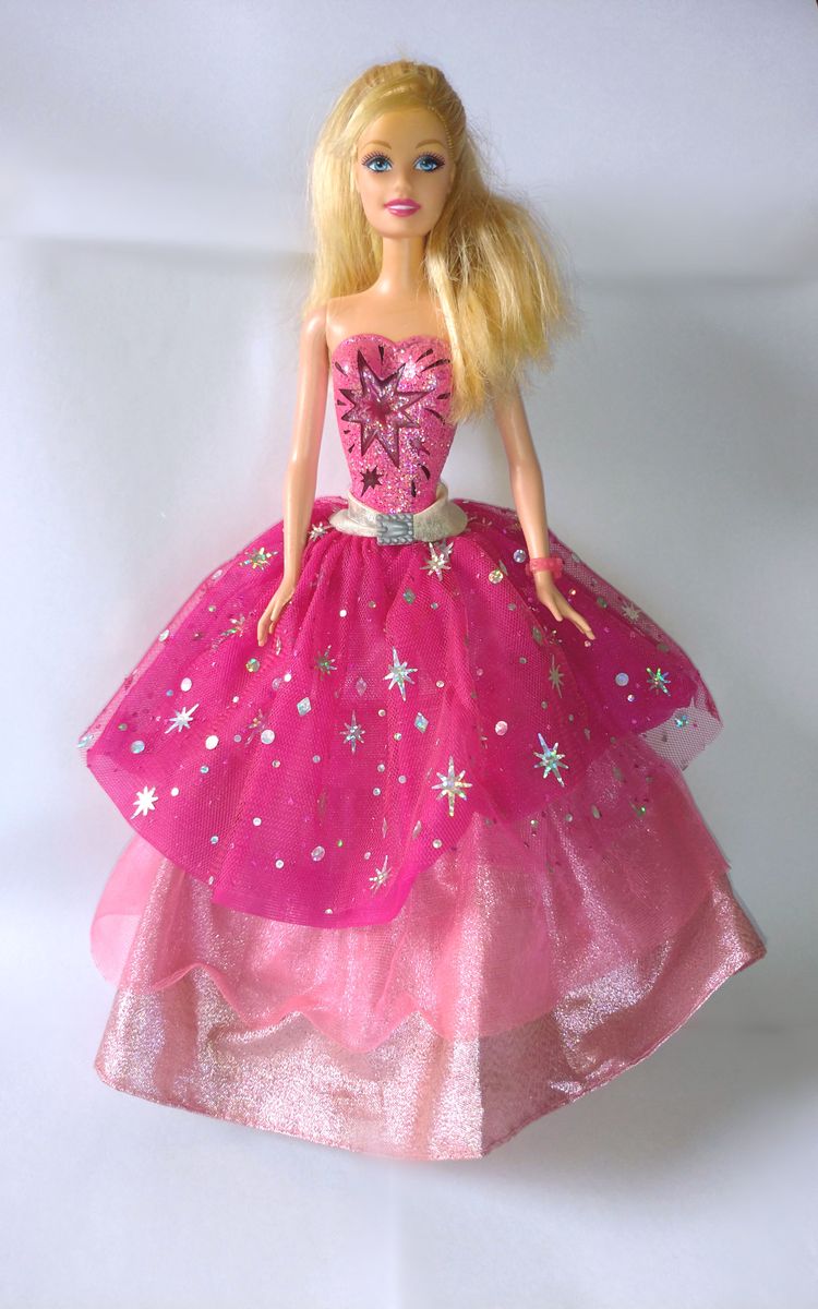 Vestido Barbie Moda e Magia Mattel Original