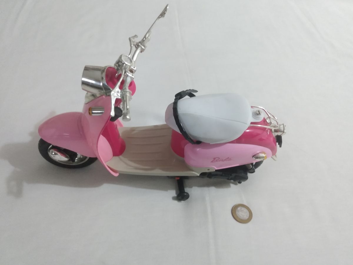 Moto de controle remoto barbie moto glamour candide