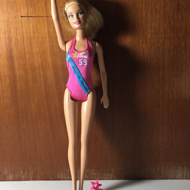 Barbie Nadadora Brinquedo Barbie Usado 45770946 enjoei