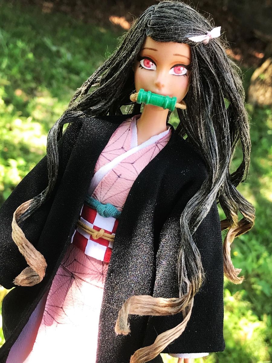 Barbie Nezuko Customizada | Demon Slayer - Pronta Entrega | Filme e