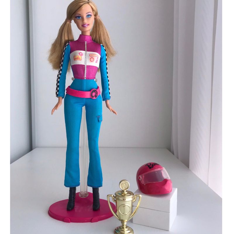 Barbie Eu Quero Ser Piloto de Corrida, Brinquedo Barbie Usado 67852682