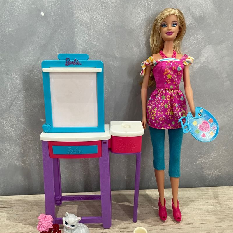 Barbie pintora best sale