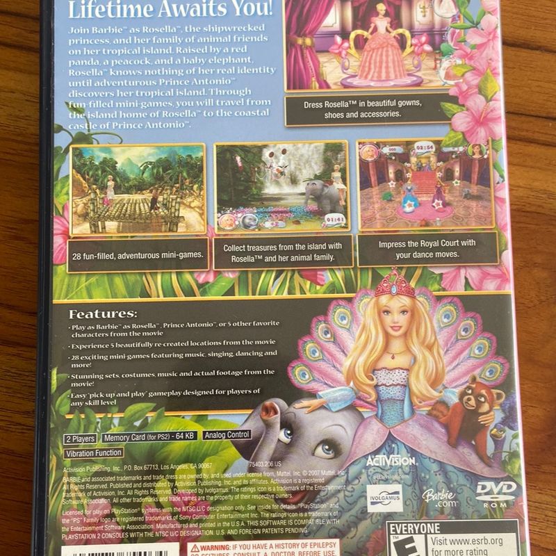 Jogo PS2 Barbie The Island Princess
