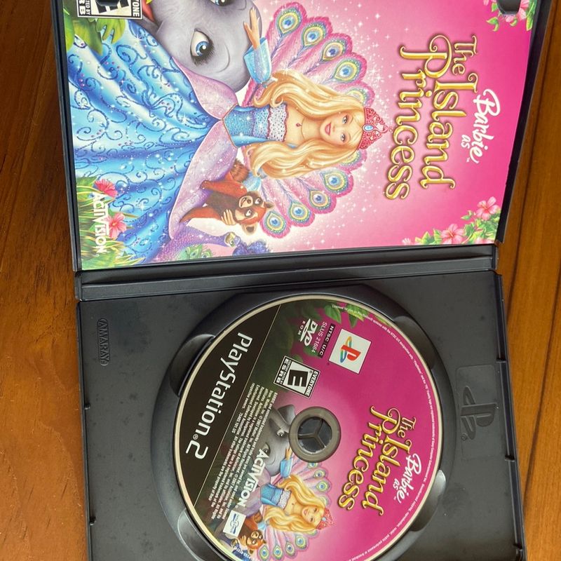 Barbie Playstation2 The Island Princess, Jogo de Videogame Playstation  Usado 80850668