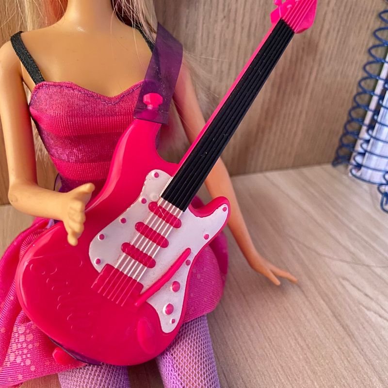 Barbie a Princesa Pop Star ( Canta 2 Músicas ), Brinquedo Barbie Usado  91362588