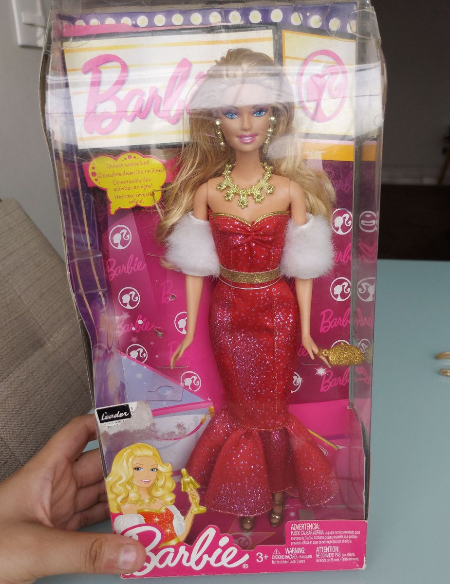 Barbie quero ser atriz de cinema Mattel 2010 com dano - Taffy Shop - Brechó  de brinquedos