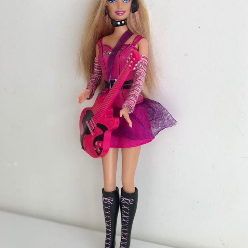 Barbie Quero Ser Estrela do Rock | Brinquedo Mattel Usado 42696434 | enjoei