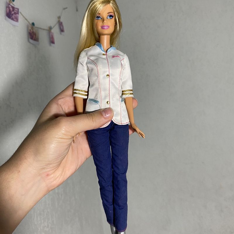 Barbie Eu Quero Ser Piloto de Corrida, Brinquedo Barbie Usado 67852682