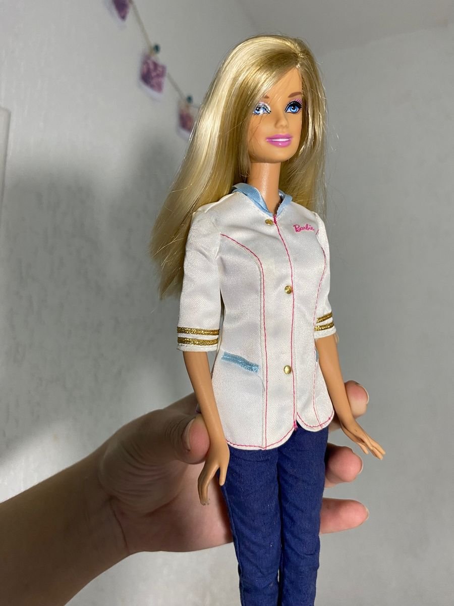 Barbie Eu Quero Ser Piloto de Corrida, Brinquedo Barbie Usado 67852682