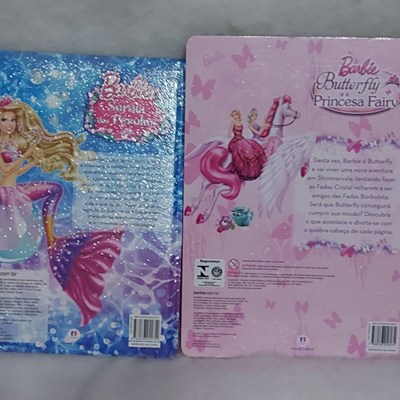 Livro Barbie - Sereia Das Perolas - Livro Quebra-Cabeca na