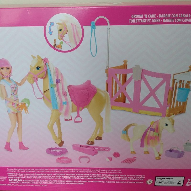 Barbie Sisters - Pets Cavalo Penteados Divertidos - Mattel