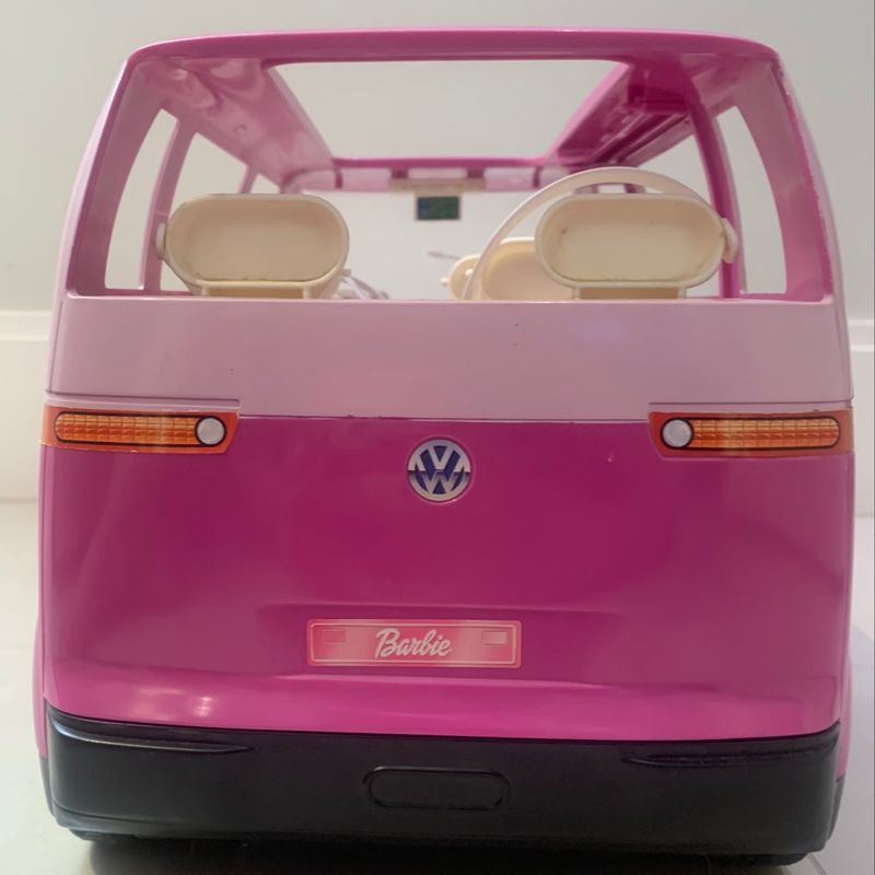 Barbie Volkswagen Microbus Mattel 2002 - Carro Família 6 Lugares C