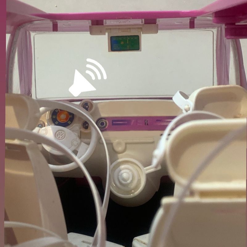 Barbie Volkswagen Microbus Mattel 2002 - Carro Família 6 Lugares C