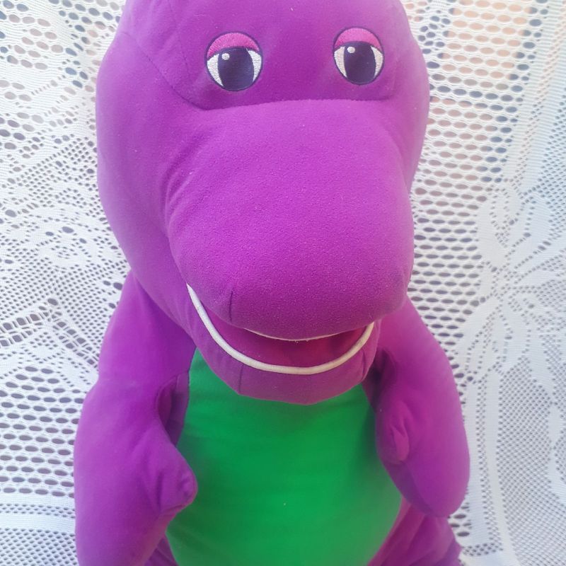 Pelúcia Barney Dinossauro Roxo | Pelúcia Usado 89026958 | enjoei