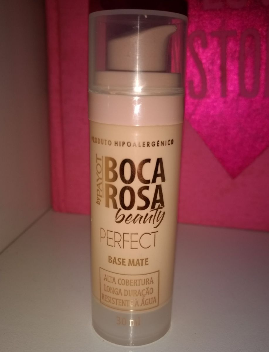 Base Boca Rosa Beauty Perfect 01 Maria | Maquiagem Feminina Payot Nunca