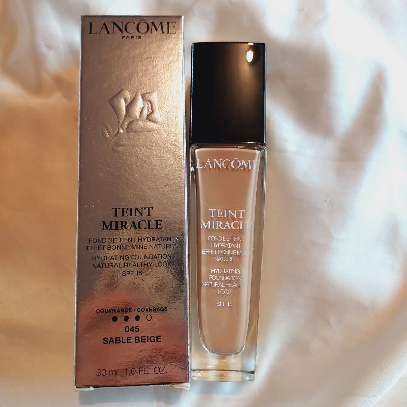 Base Líquida Teint Miracle 045 Sable Beige Lancôme Lancôme