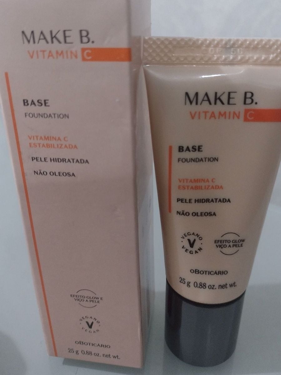 Base Make B Vitamina C | Maquiagem Feminina Make B Nunca Usado 78535774 ...