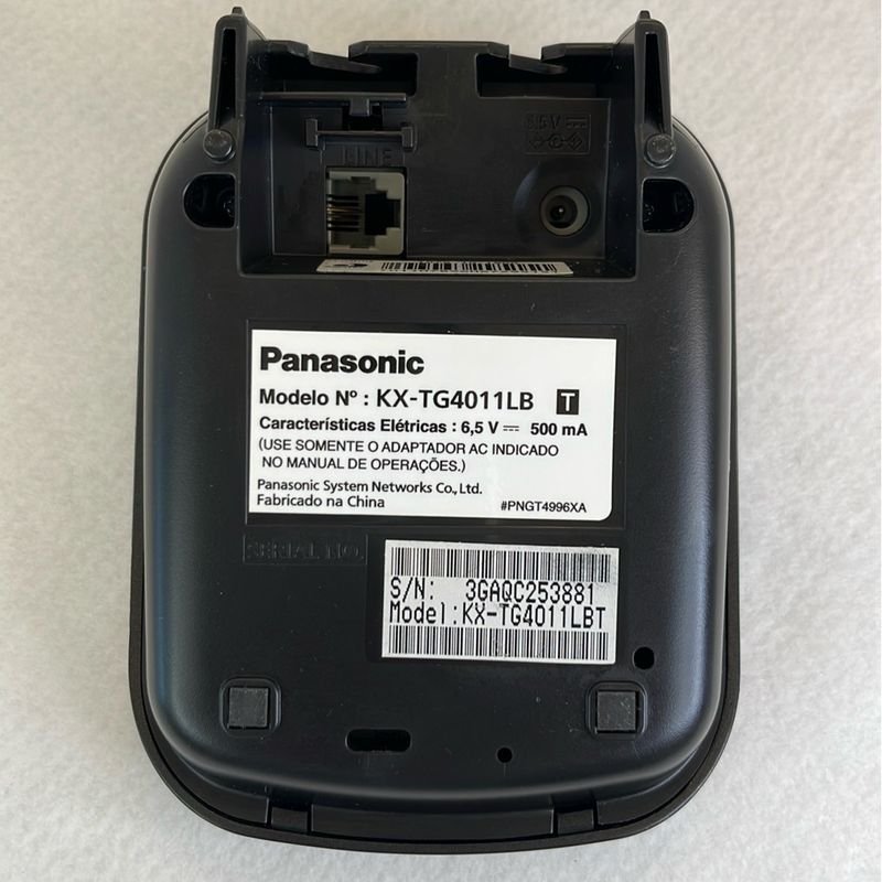 TELEFONE SEM FIO PANASONIC TG4062 COM 2 BASES IDENTIFICADOR DE CHAMADAS -  Apel Informática