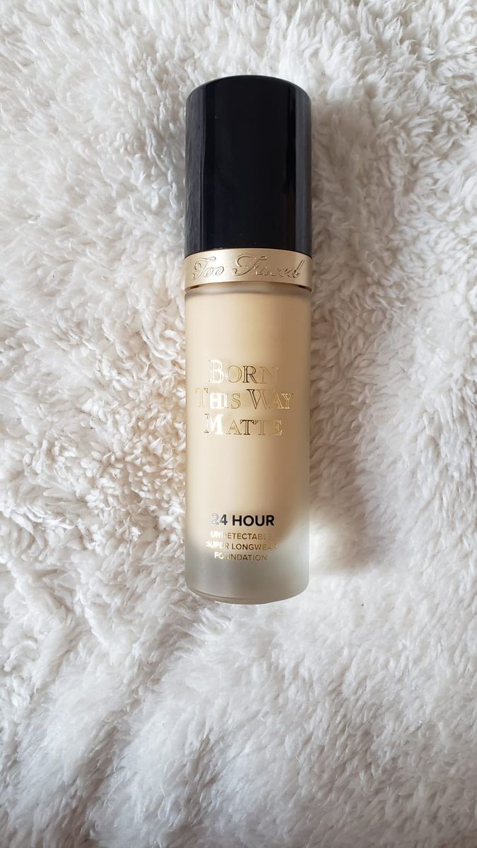Base Too Faced Born This Way Matte Foundation Cor Almond Maquiagem Feminina Too Faced Usado