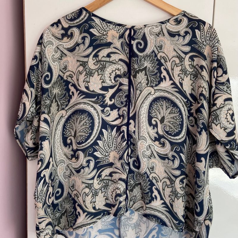 Blusa Estamoada - M - LUIGI BERTOLLI