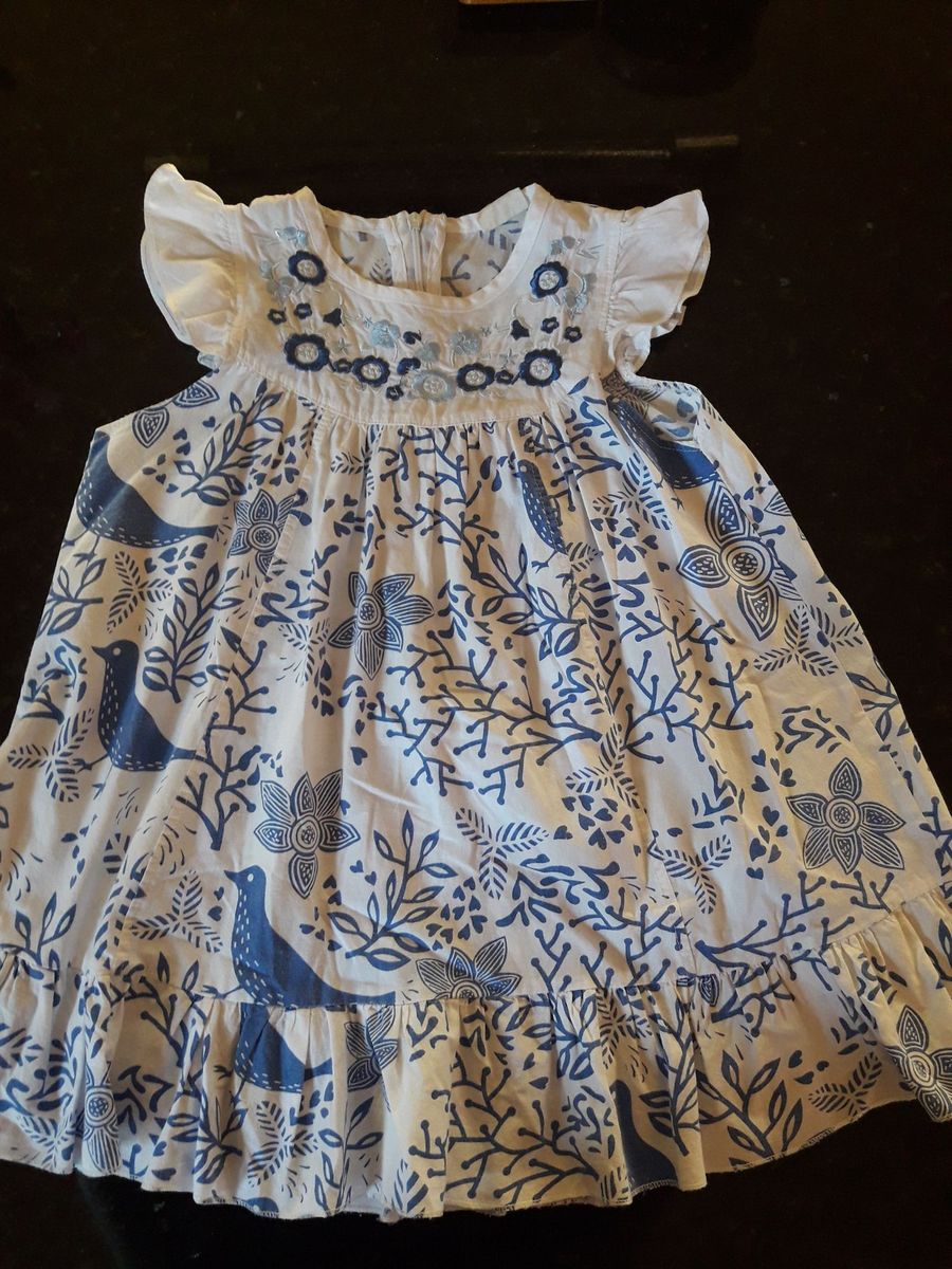 vestido tipo bata infantil